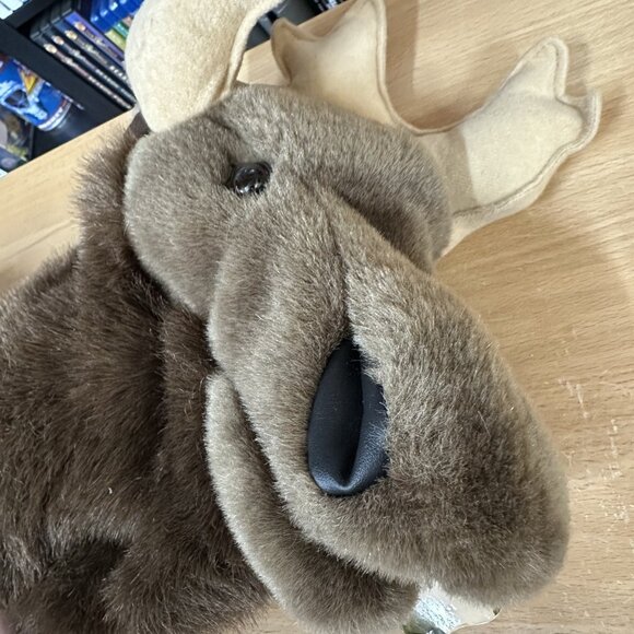 Folkmanis Realistic Large Size Moose Plush Hand Puppet (20"). No Flaws. w/labels - Picture 5 of 8